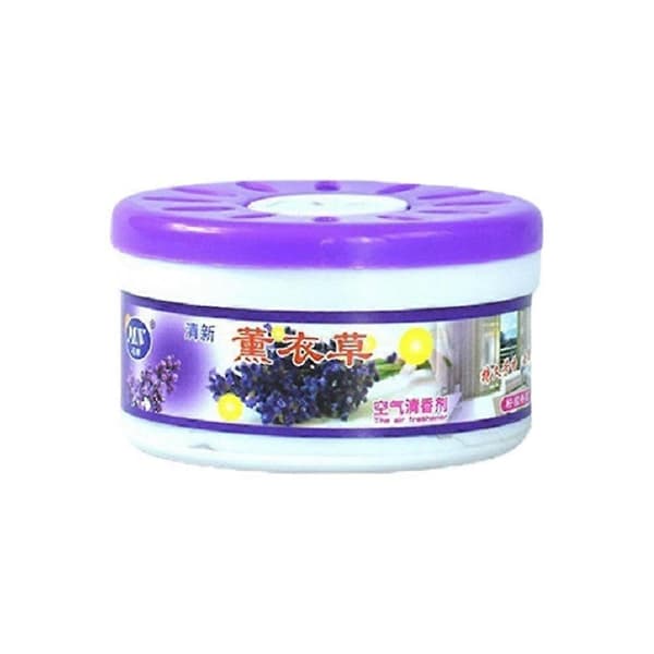 Solid Gel Lugtfjerner Spildsikker Månedlang Friskhed Til Små Rum lavender 1pcs
