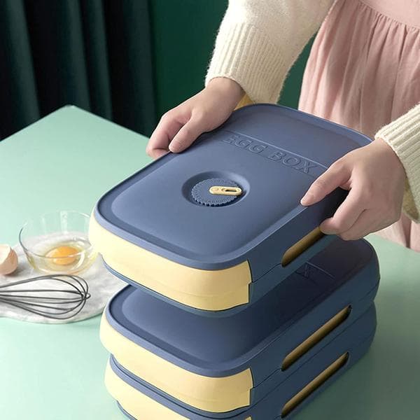 Egg Holder with Sealed Freshness Technology, PP Material for Unrivaled Durability