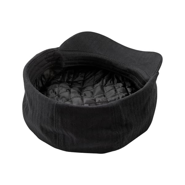 Beechfield Quilted Newsboy Cap S-M Sort Black S-M
