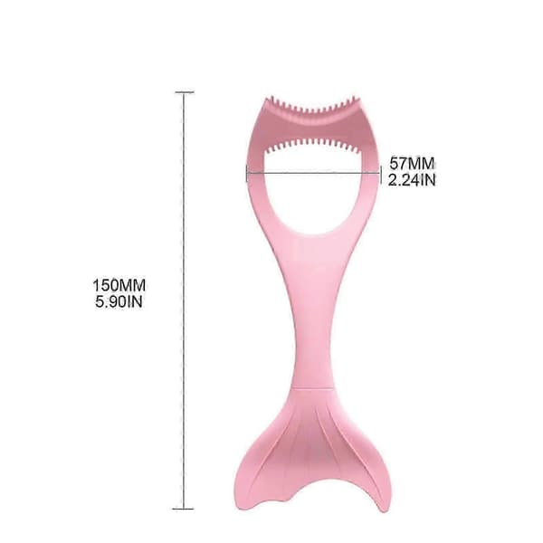 Øjenvippe makeupværktøj silikone øjenvippeskjold øvre nedre øjenvippe mascara hurtig Pink