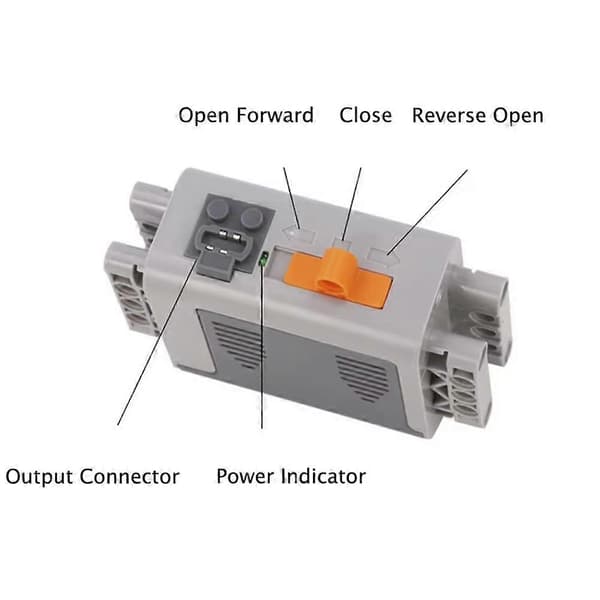 5 STK AA Power-Up Batterikasse til Power Functions MOC Dele til Legoeds 8881 til DIY Togbilsæt