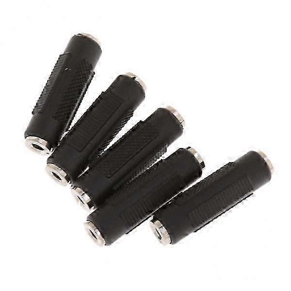 3x 5X Socket til Socket Stereo 1/8 \"3,5 Mm Stik Audio Stik