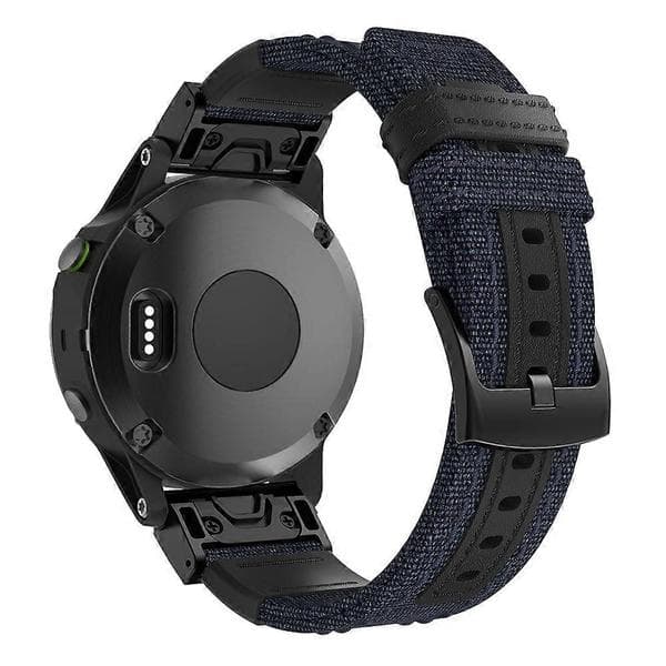 Kellon ranneke Garmin Fenix5 Plus -kellolle Blue