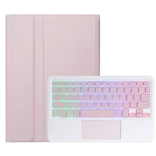 Samsung Galaxy Tab A11+ Bluetooth-näppäimistötablettikotelo Pink