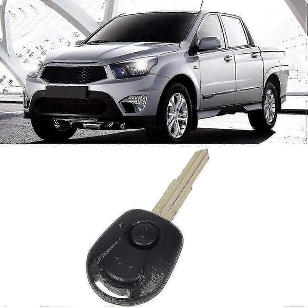 Erstatningsnøglehus til SsangYong Actyon Kyron Rexton med 2 knapper