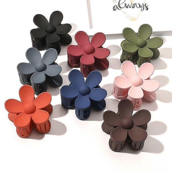 Hiusklipsit Kukka Hiusklipsit 8 KPL Söpö Hiusklipsi Daisy color A