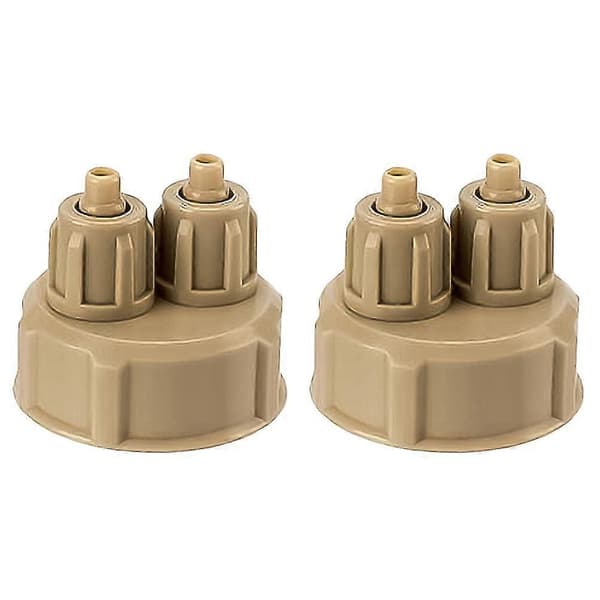 2 stk Oul Diffuser Co2 Rørventilhette Co2 Skrueflaskehette Co2 Diy Reaktorflaskehette Akvarieflaskehette Diy Akvarie Co2 Hette