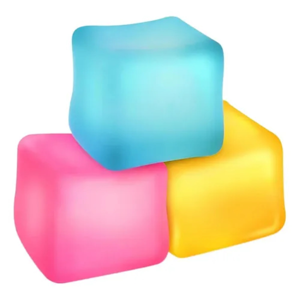 3 stk. Nee Doh Cube, Stressbold Nee Doh Nice Cube