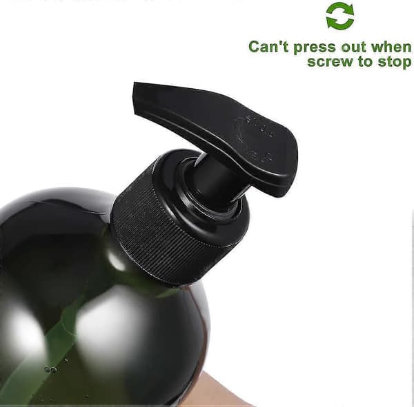 2-pack tom schampoflaska tvålautomat lotionpumpflaska behållare 500ml