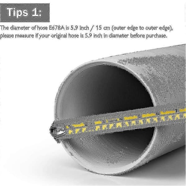 Kraftig 150 mm frånluftsslang för luftkonditioneringssystem - PVC-konstruktion
