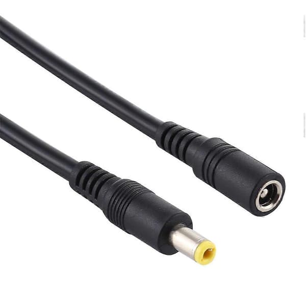 3m 8A 5.5 x 2.5mm DC strømforlængerkabel hun til han