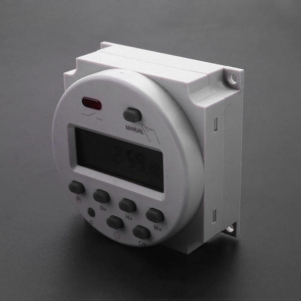 Ny LCD Digital Kontroll Ström Programmerbar Timer DC 12V 16A Tidsreläbrytare (tangling)