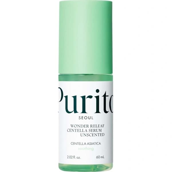 Purito Wonder Releaf Centella Asiatica Ekstrakt, Parfymefri, 60ml, Hvit