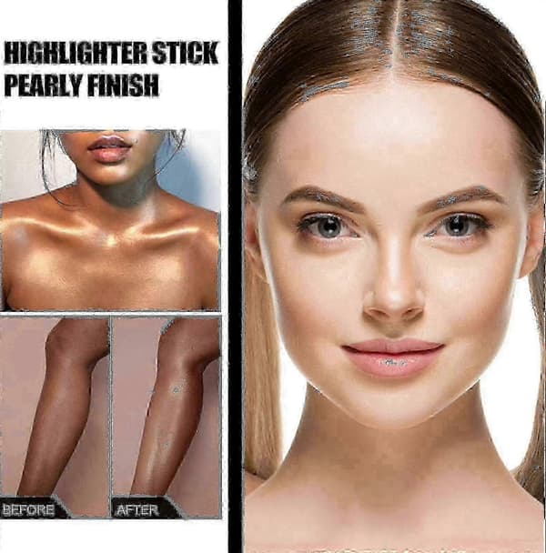 Highlighterstick Pärlemorskimrande Ansiktshighlighterstick Månsten Highlights