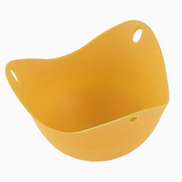 Good Grips 2-delt silikon eggpoacher sett (gul 2 stk)