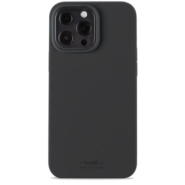 holdit iPhone 13 Pro Max - Mobilskal i Silikon - Svart Black Svart