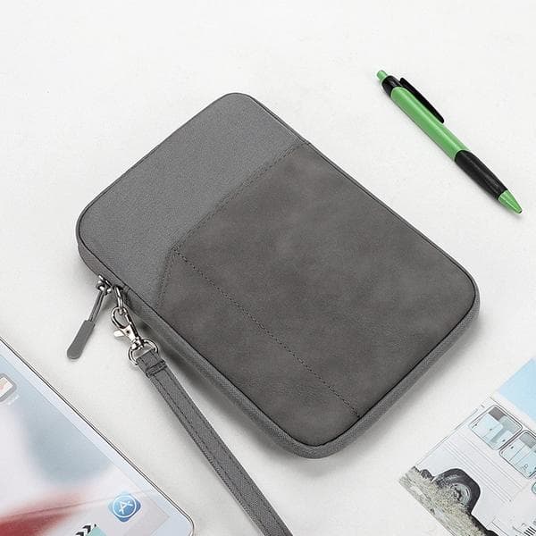 Tablet 7.9-11 tommer computertaske med lommer Mørkegrå Dark grey 7.9-8inch