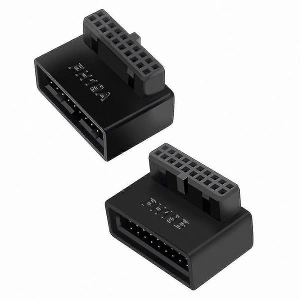 USB 3.0 intern header-adapterkonverterer for datamaskinens hovedkort Black