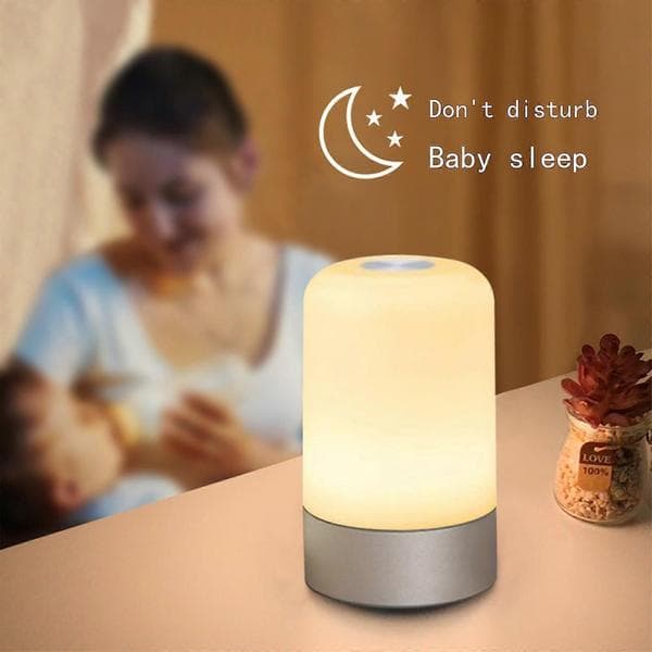 Børnehave Natlampe Genopladelig LED Touch Lampe til Børneværelse
