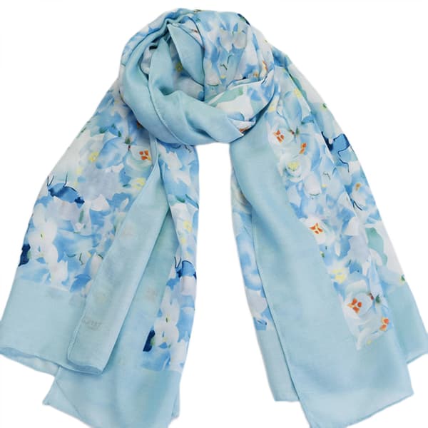 Scarf för kvinnor - Blommig blomma för vår, höst och vinter