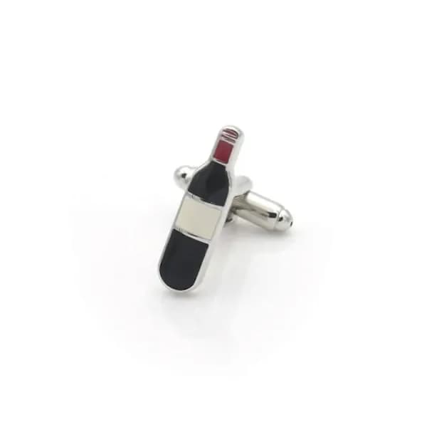Kongque - Wine Bottle and Glass Cufflinks