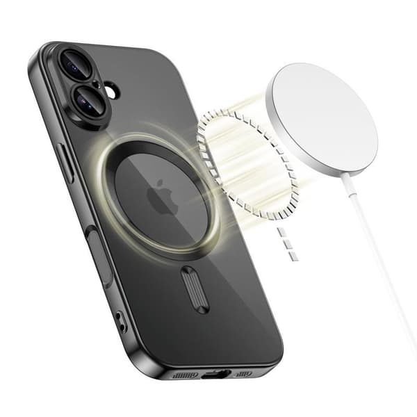 Tech-Protect iPhone 17 Cover MagSafe MagFlex Shiny Black 60