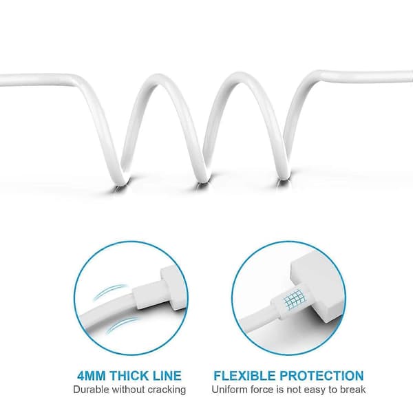 Apple MFi-certifierad iPhone-laddare 5-pack [1,8/1,8/1,8/3/3 meter] Förlängd Lightning-datakabel Snabbladdningskabel iPhone-laddningskabel för iPhone