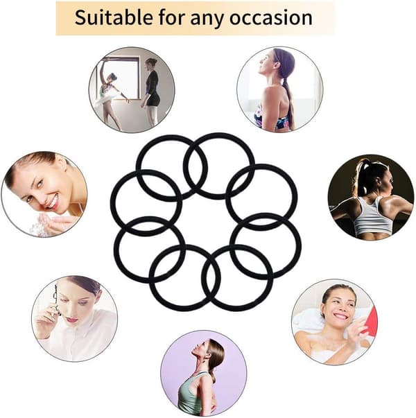 60 stykker Scrunchies Fløjl - Scrunchies - Hårelastik - Elastikbånd - Elastisk - Kvinder - Damer - 60 stykker Basis Sæt