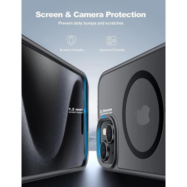 iPhone 15 Plus and iPhone 14 Plus MagSafe Compatible Case - Drop Protection up to 3 Meters, Matte Finish