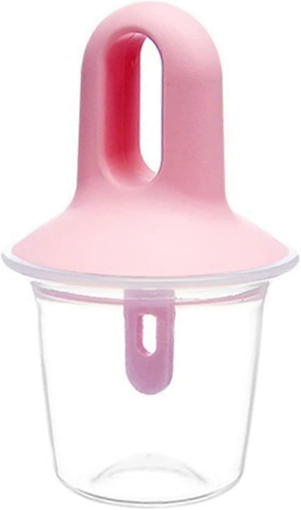 Isform, Mini Ispinneform Iskremkule Lolly Maker Ispinneformer Frukt Shake Iskremform DIY Hjemmelaget Isform (Rosa)