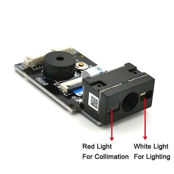 Gm65 1d 2d Stregkodescanner Usb Uart Pdf417 Stregkodelæser Qr Kode Modul Til Bus Supermarked Hospi black