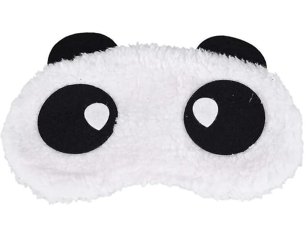 Ögonmask Sovmask Ögonskydd Fluffig Söt Panda Figur 1 st