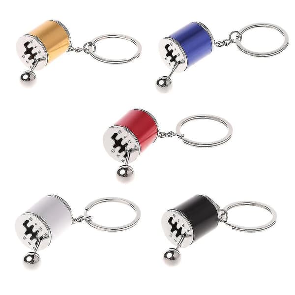 Växellåda Växelspak Nyckelring Black