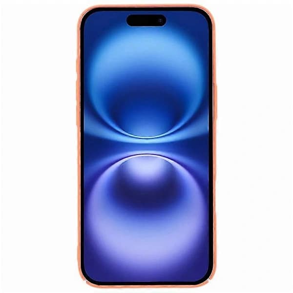 Mobilskall til iPhone 16 Plus – Hudvennlig gummi og hardt PC-materiale – Oransje