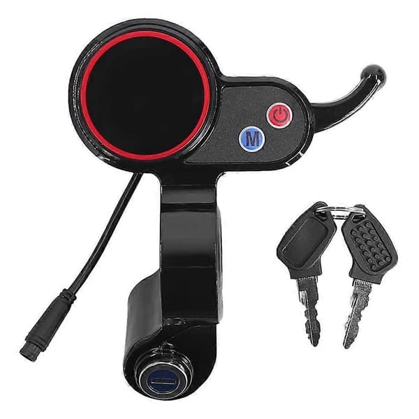 Til Hitway H5 Kickscooter 6 Pin LCD Display Controller Låsende Elektrisk Løbehjul Instrument Dashboard Udskiftningsdele