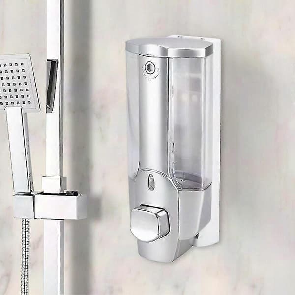 Väggmonterad duschtvåldispenser för badrum med 350 ml flytande lotionpump
