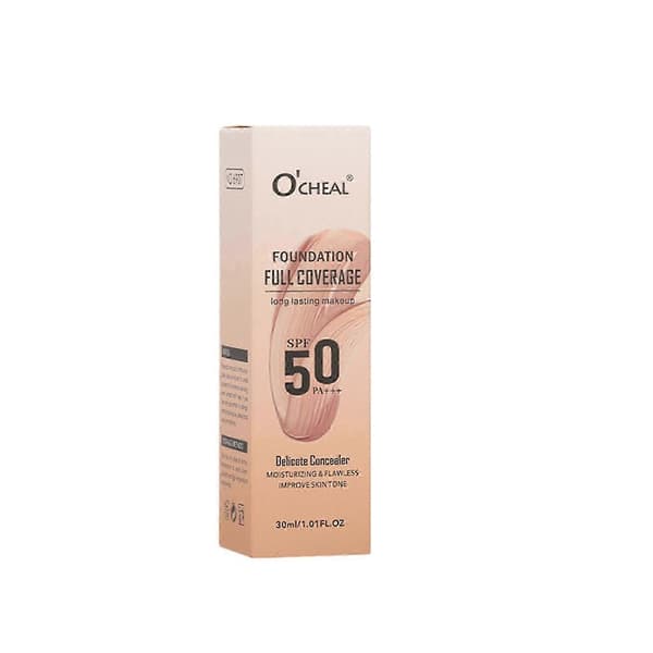 Foundation Full Coverage, Liquid Flawless Color-Changing Warm Skin Tone Foundation