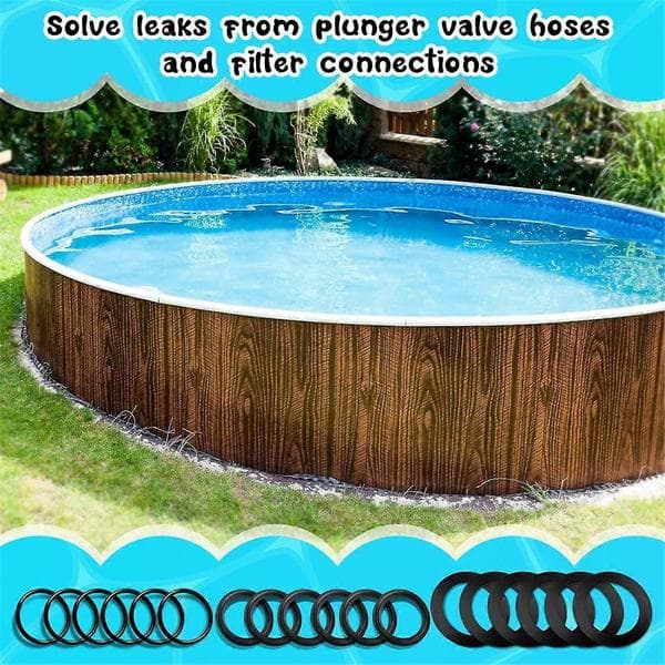 18 delar 25076RP O-ring gummibricka för pool
