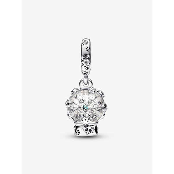 Pandora - Snowflake Snow Globe Dangle Charm - Sterlingsilver