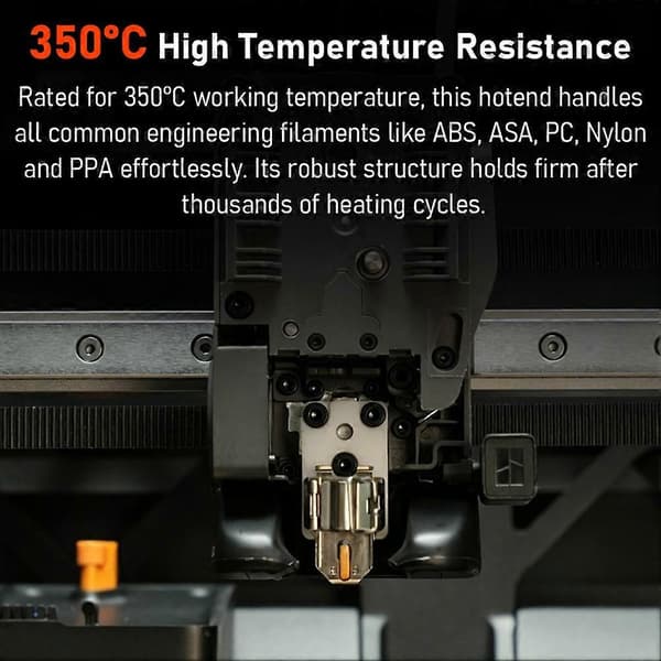 Varmende komponent for Bambu Lab H2S 3D-printer Keramisk Zirconia Varmeisolasjonsblokk Hotend Varmemontering