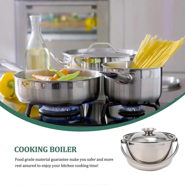 Rustfri Stål Gryde Non-stick Kogegryde Multifunktionel Suppegryde