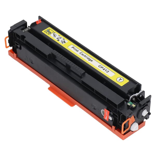 Printer Tonerpatron til HP M452dn M452dw Printer Erstatning Selenium Tromlepatron med Chip 2300 Sider til CF412A Gul 30g