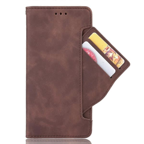 Plånboksfodral i läder för Nokia 7.2 / 6.2 Brown