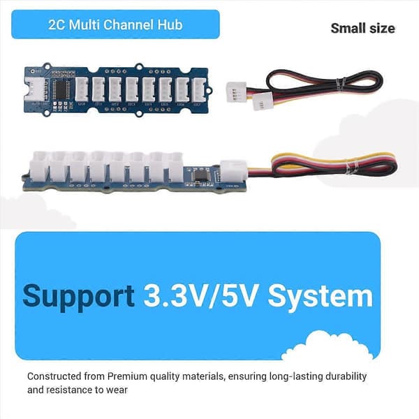 8-kanals multiplexer/hub understøtter 3.3V/5V system flere enheder