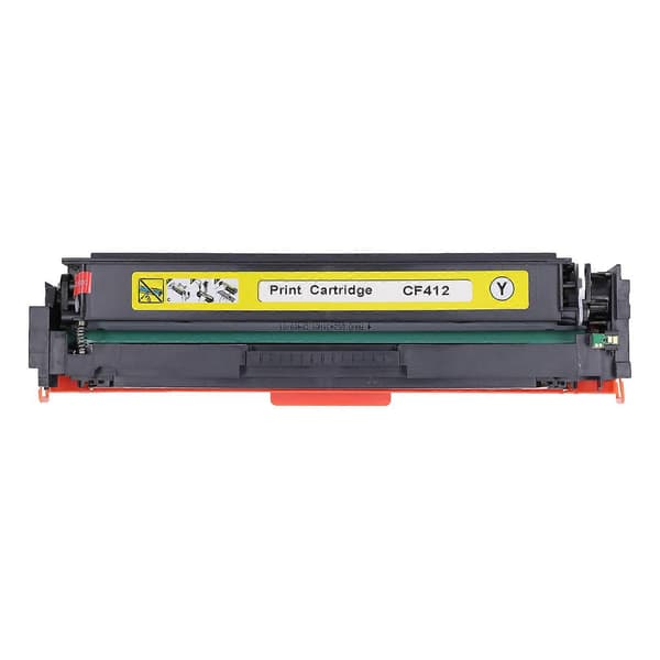 Printer Tonerpatron til HP M452dn M452dw Printer Erstatning Selenium Tromlepatron med Chip 2300 Sider til CF412A Gul 30g