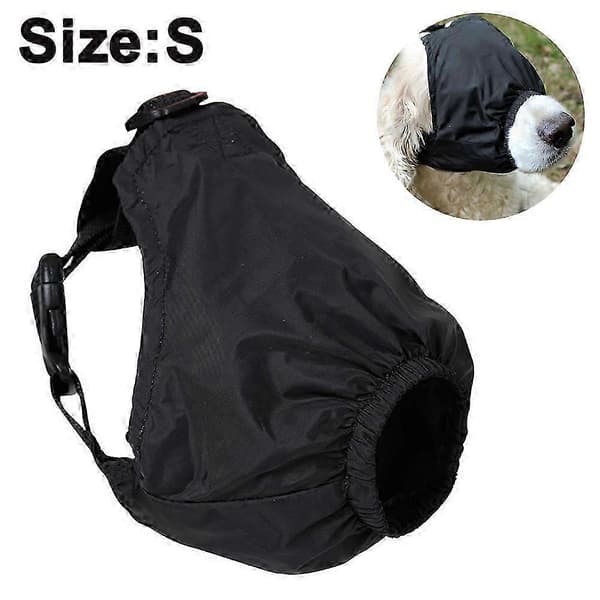Thunder Cap For Dogs, Anti Car Sickness Dog Muzzle, Pet Eye Cover With Adjustable Size, Quick Release Buckle, 200 Characters, Soft Mesh Design