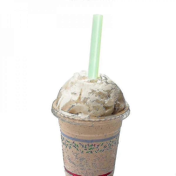 Fargerike store sugerør for boblesmoothie