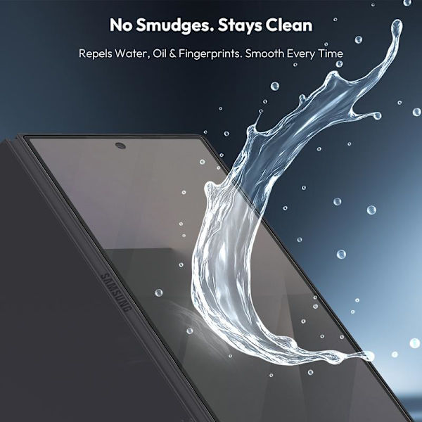 2-Pack Samsung Z Fold 7 Screen Protector - Tempered Glass | [Automatic Installation] - Bubble-Free