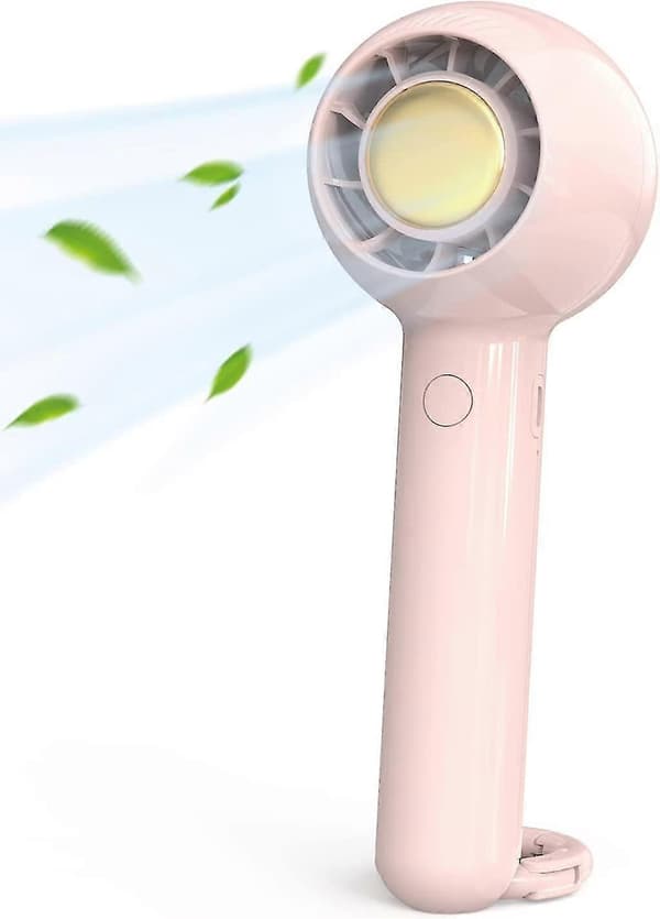 Håndholdt ventilator Mini bærbar ventilator USB genopladeligt batteri 2 hastigheder