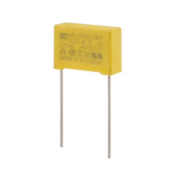 10 st AC 275V 0.22uF Polypropylenfilm Säkerhetskondensatorer MPX Gul